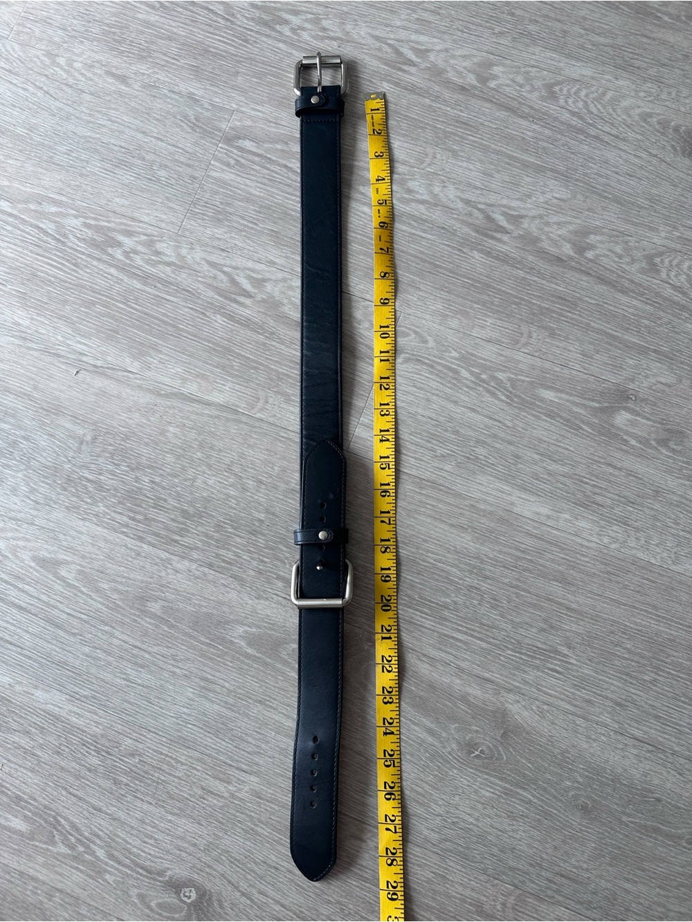 Aritzia Wilfred Black Leather Belt XS. Pre owned